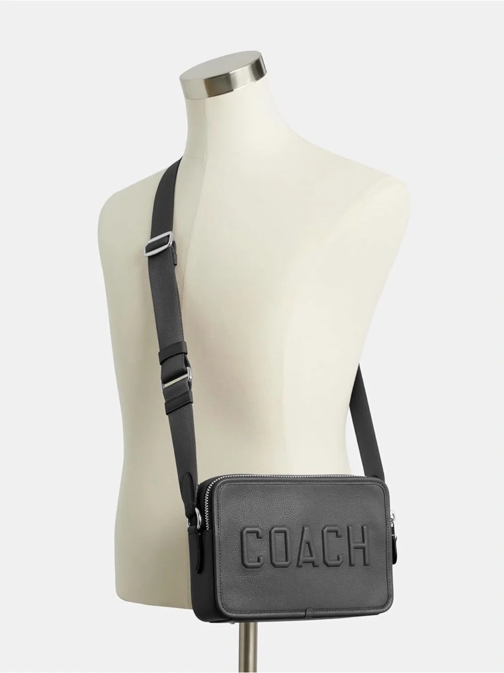 COACH Charter Crossbody 24 | Graphic Logo | Charcoal | NWT | Original Packaging